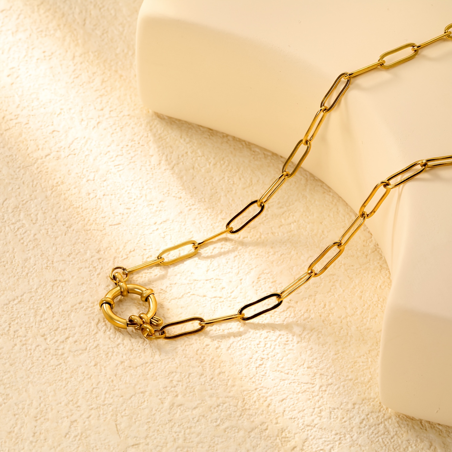 Multi-layer 316 Stainless Steel 18K Gold-Plated Necklace